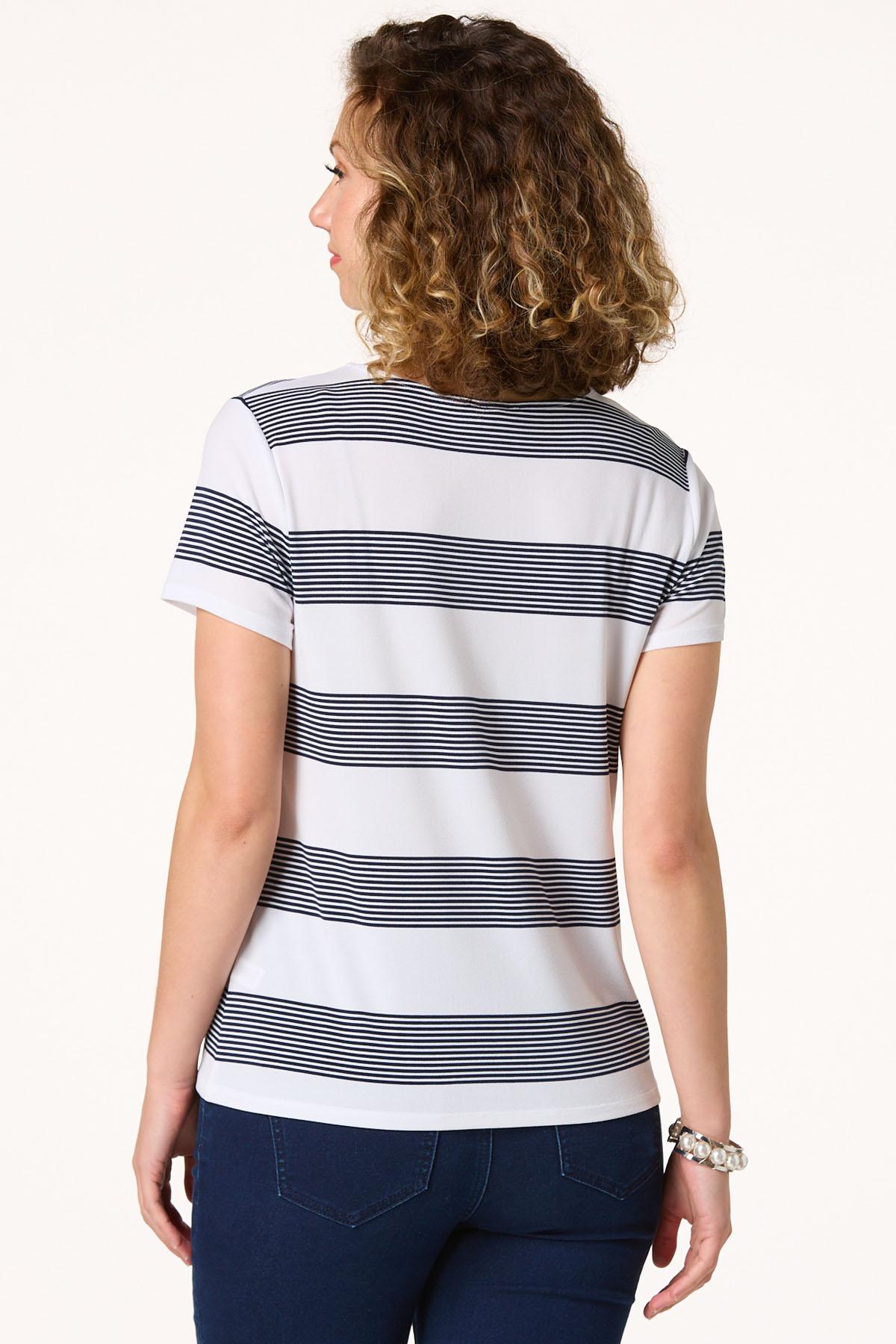 Stripe Suiting Tee