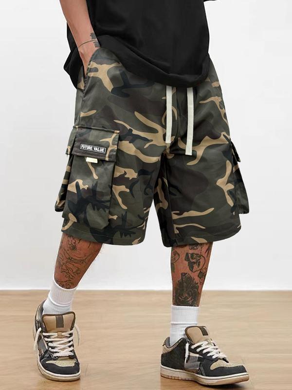 Men's Street Camo Cargo Shorts (Loose Fit)