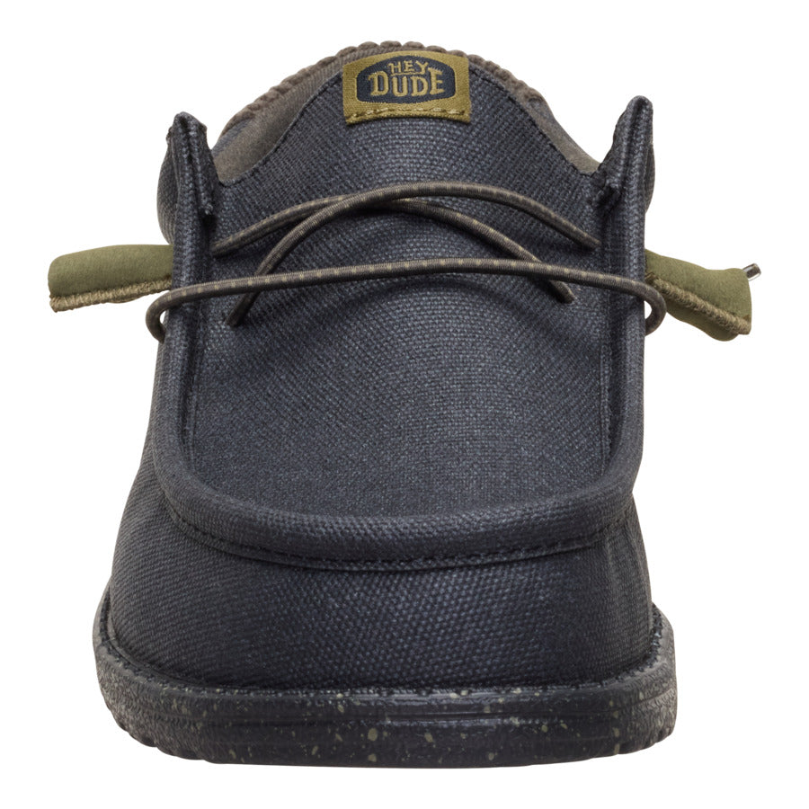 Wally Waxed Casual - Black/Black