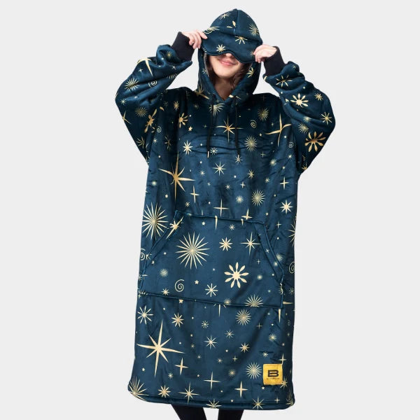 Wearable blanket Oversized with sherpa lining One size fits most.
