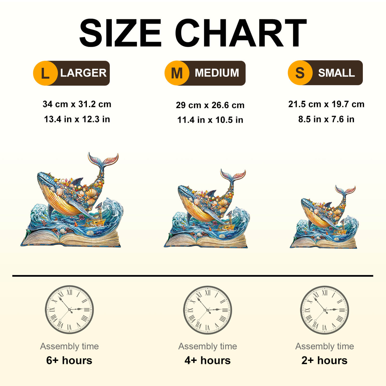 Whale Story-1 Wooden Jigsaw Puzzle