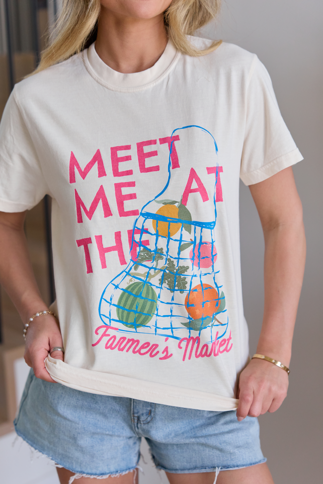 Farmer's Market Ivory Graphic Tee