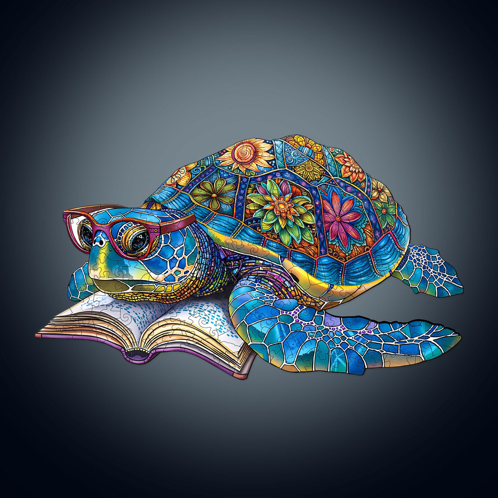 Reading The Ocean Wooden Jigsaw Puzzle