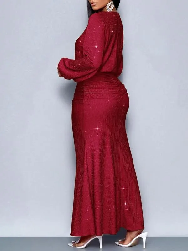 Women's Elegant Mermaid Hem Bodycon Dress