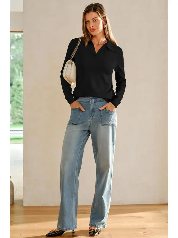 Women’s Wool Blend Polo Shirts