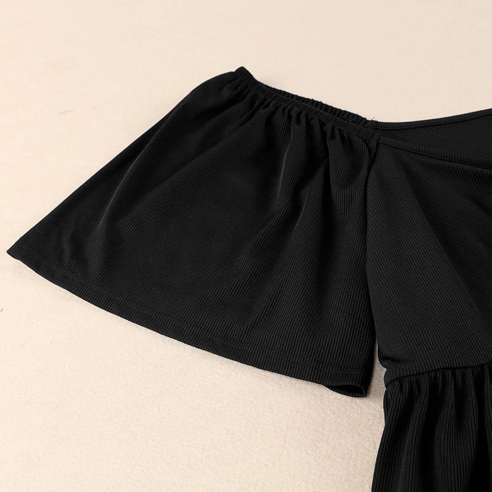 Women Plus Size Sweetheart Neck Short Sleeve Shirred Peplum Blouse Tops Shirts(1X-5X)