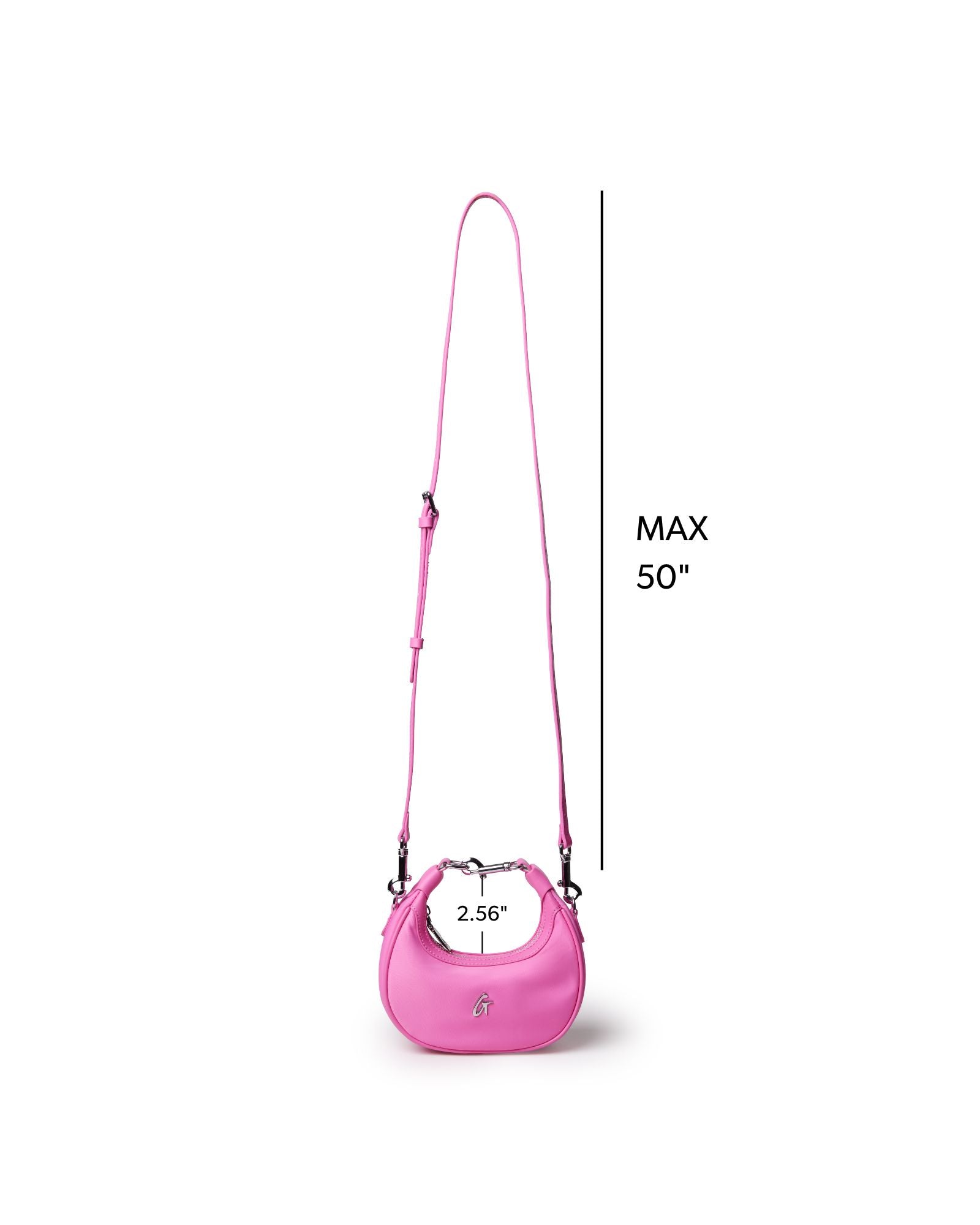 NANO NYLON HOBO BAG - HOT PINK