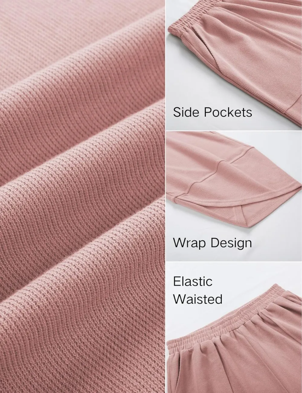 Women's Wide Leg Harem Pants Casual Palazzo Pants with Pockets High Waist Relaxed Fit