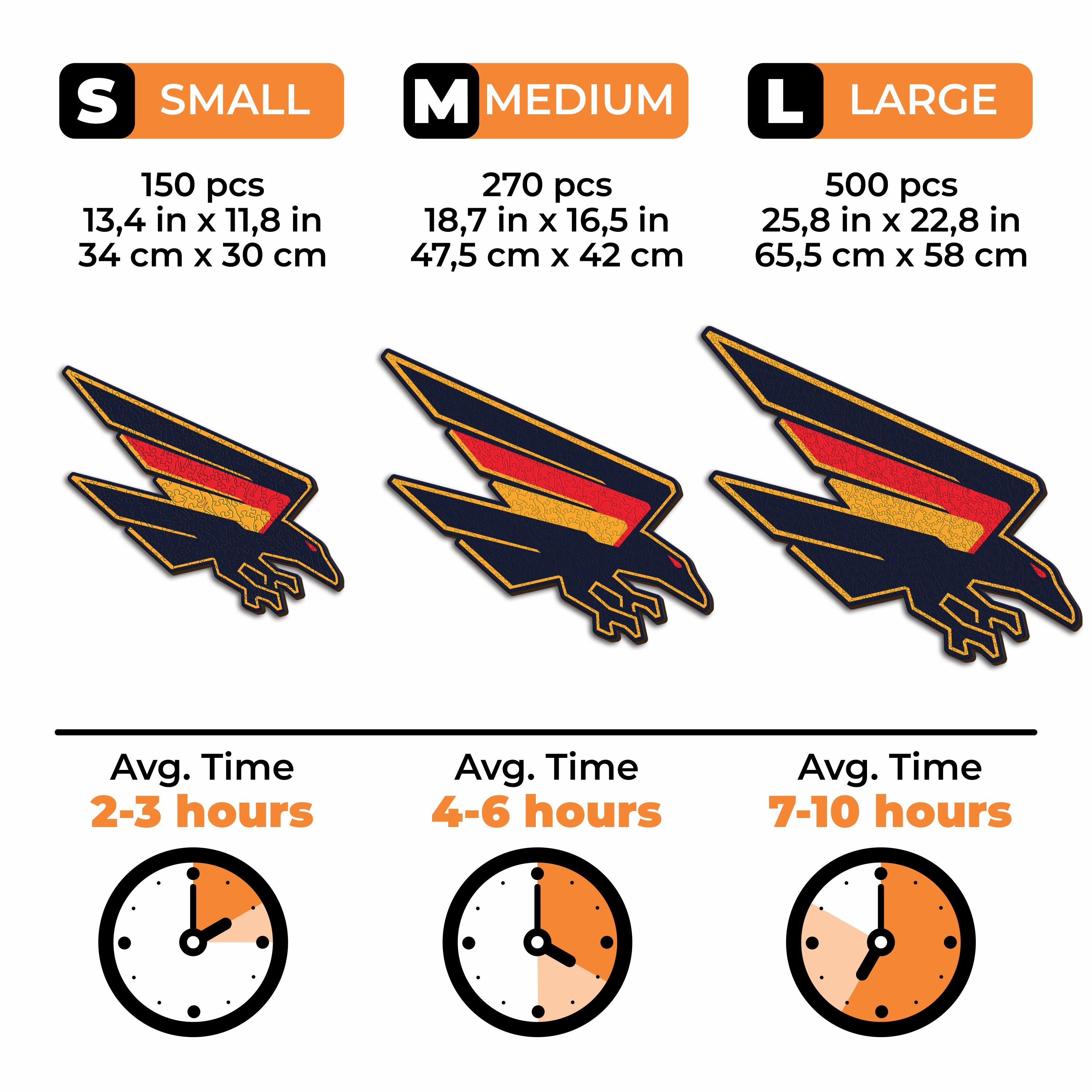 Adelaide FC Logo - Wooden Puzzle