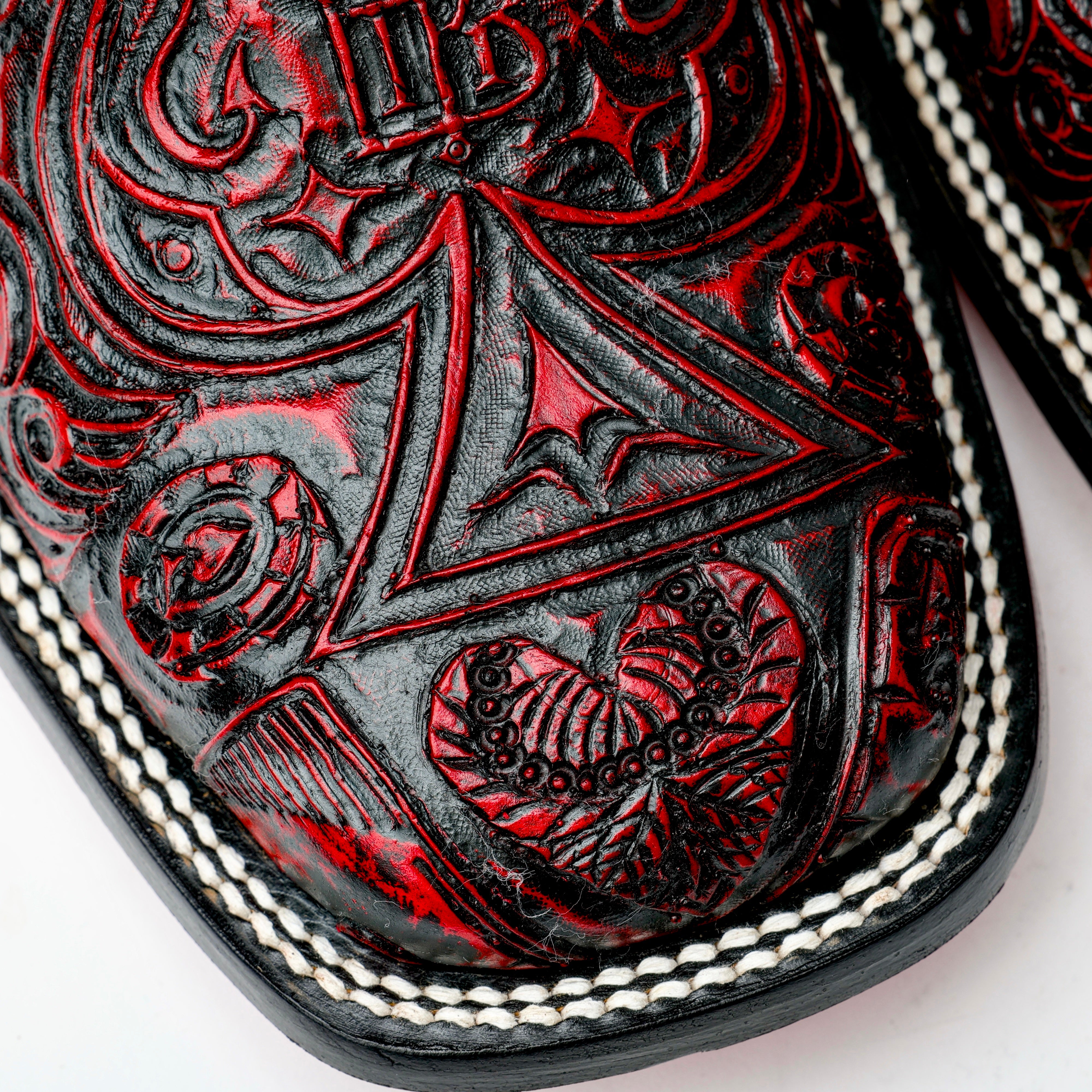 Ace Of Spades Red Wine - Square Toe