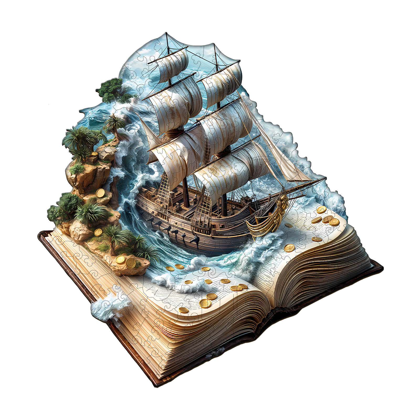 Sailing Adventure Wooden Jigsaw Puzzle