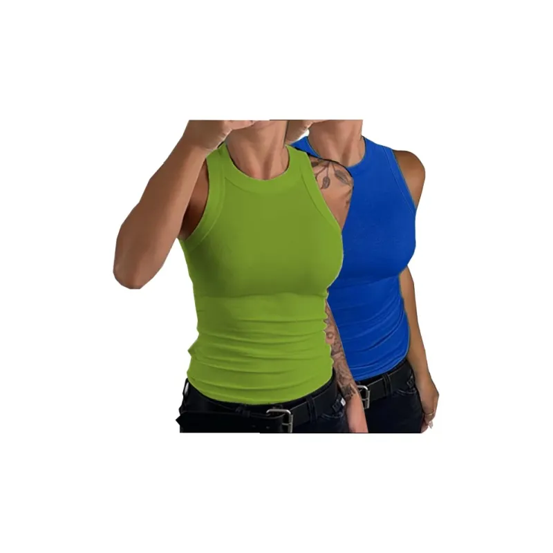 Women's Ribbed Racerback Tank Tops