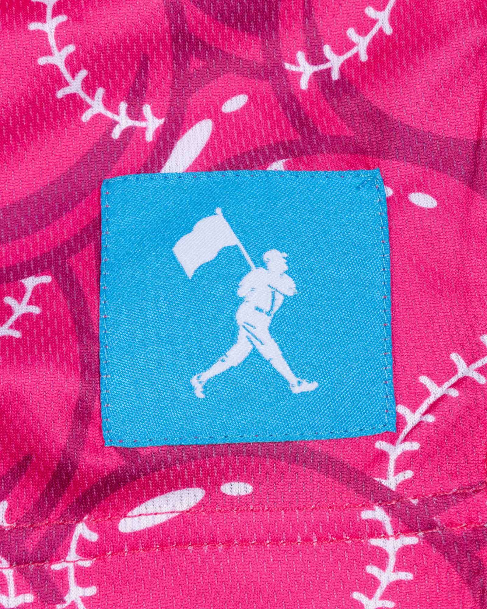 Gumball Factory Diamond Air Mesh Shorts (Pink) - Youth