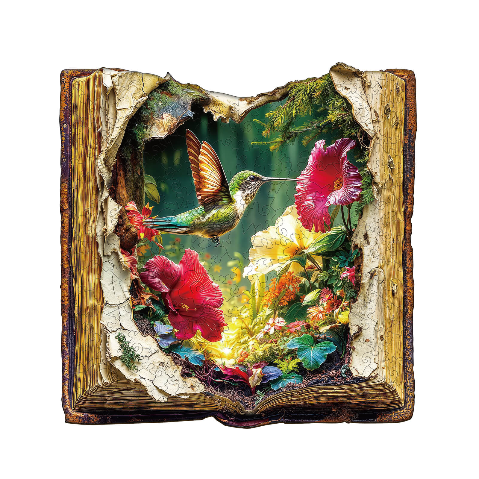 Whispering Wings Wooden Jigsaw Puzzle