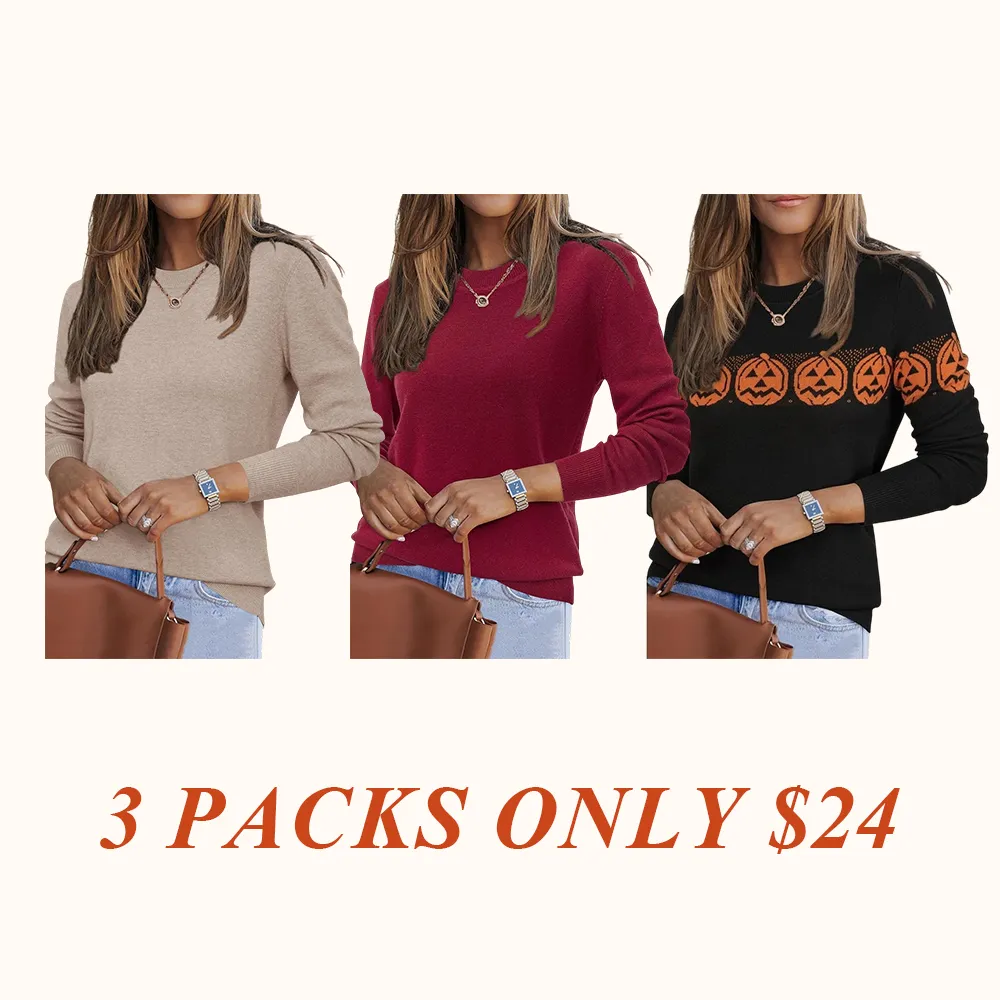 Women Fashion Wool Blend Sweater