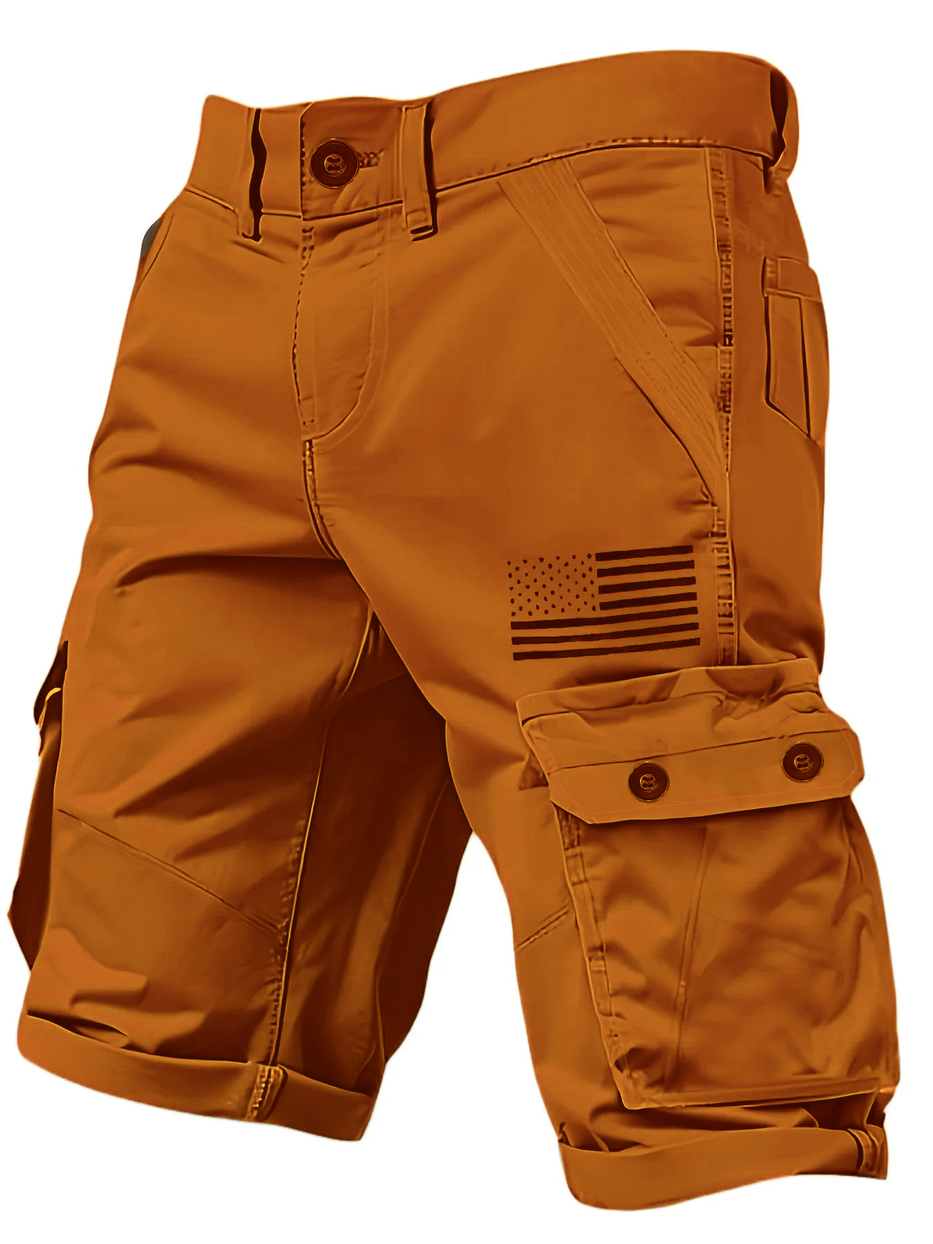 Men’s Multi-Pocket Cargo Shorts – Casual Street Style Summer Shorts