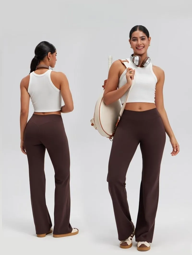 Women's Loose-Fitting High-Waisted Stretchy Pants