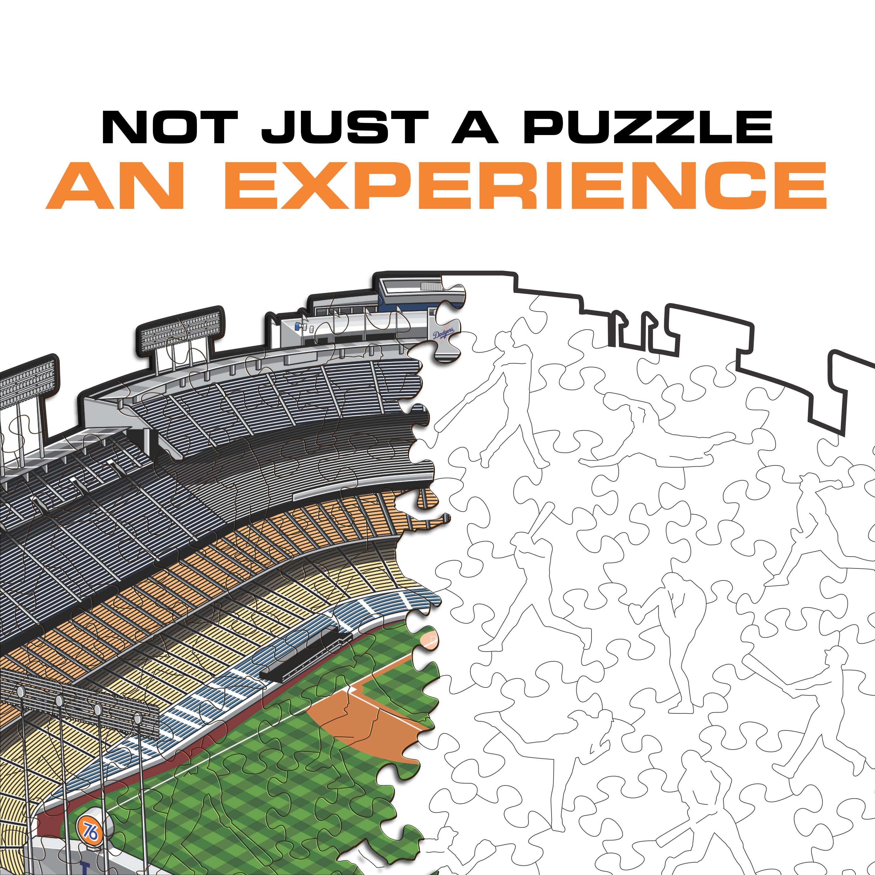Los Angeles Dodgers™ Dodgers Stadium - Wooden Puzzle