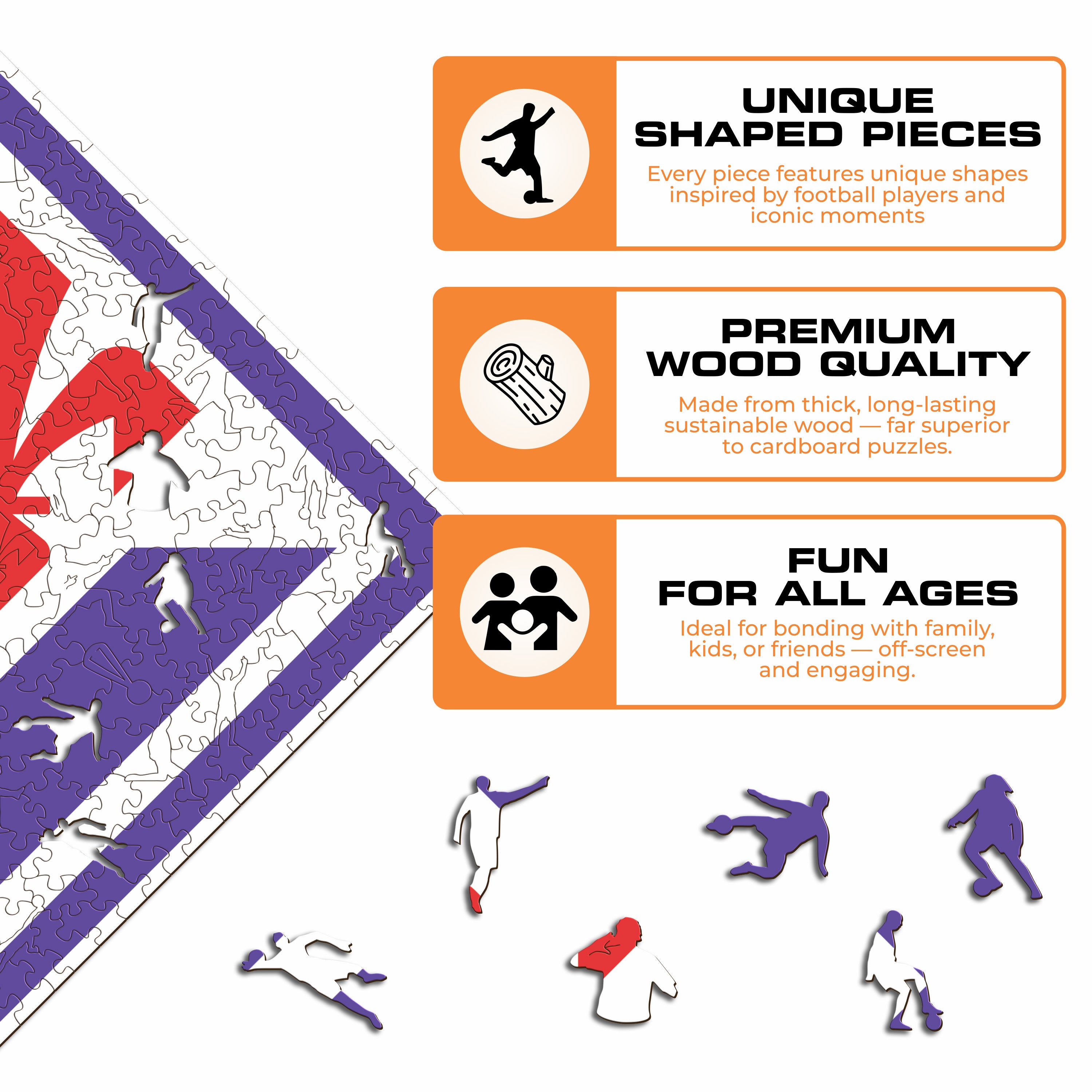 ACF Fiorentina® Logo - Wooden Puzzle