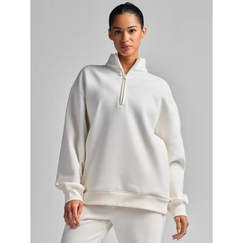 Basic Quarter Zip Mock Neck