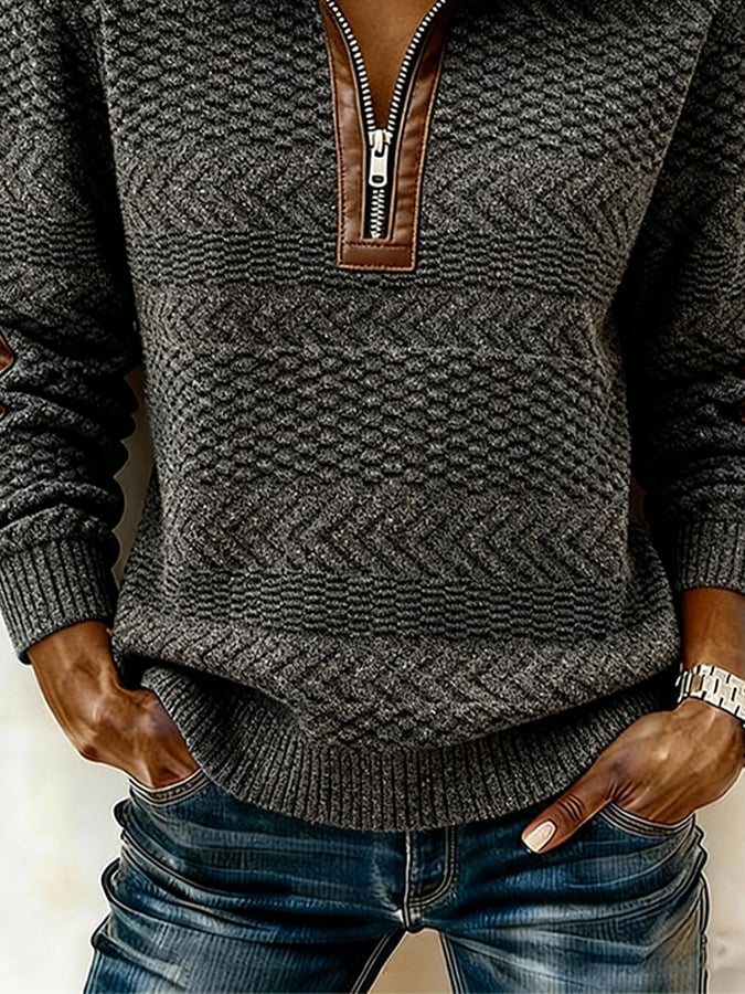 Women'S Casual Color-Blocked Pullover Sweatshirt