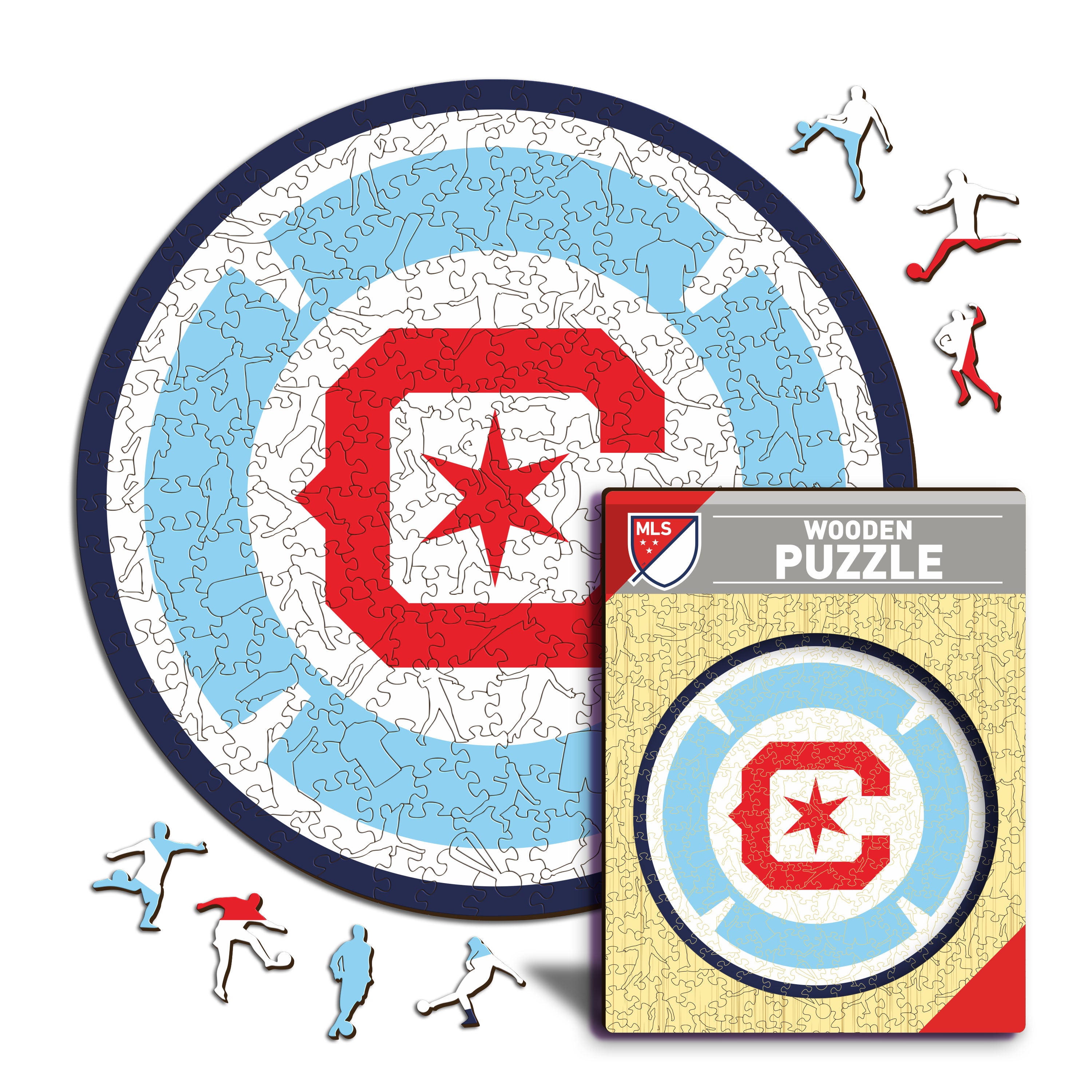 Chicago Fire® Logo - Wooden Puzzle