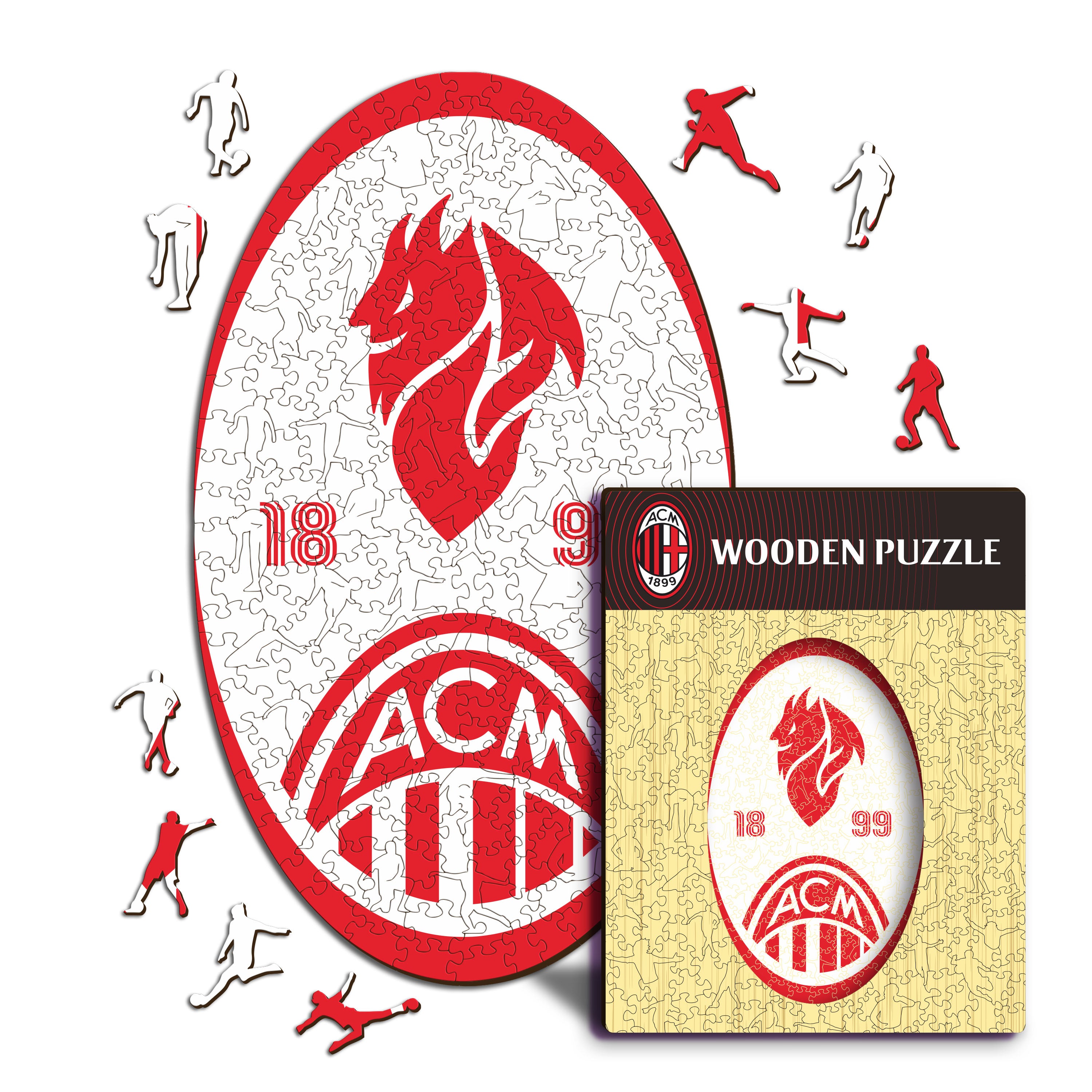 AC Milan® Devil Logo - Wooden Puzzle
