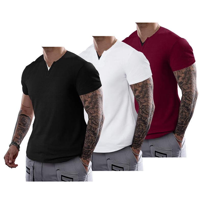 Men’s Slim Fit V-Neck Performance T-Shirt