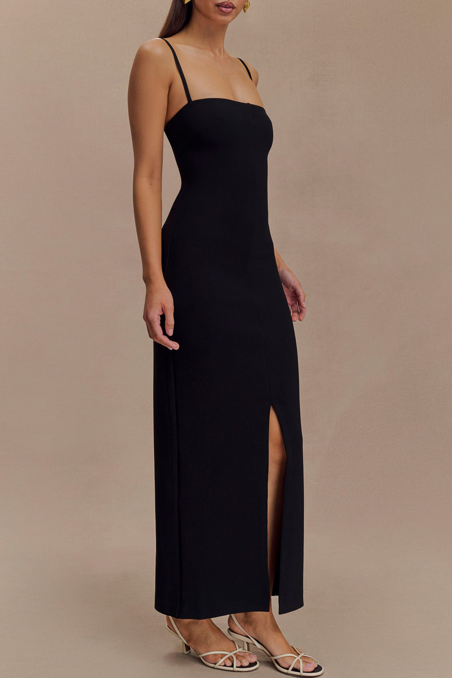 Crepe Maxi Dress