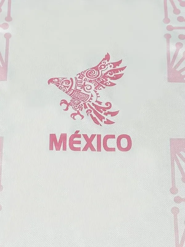 Men's Mexican Football Shirt, Eagle Round Neck Comfortable Breathable Top