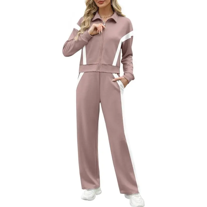 Women 2 Piece Outfits Tracksuit Matching Set