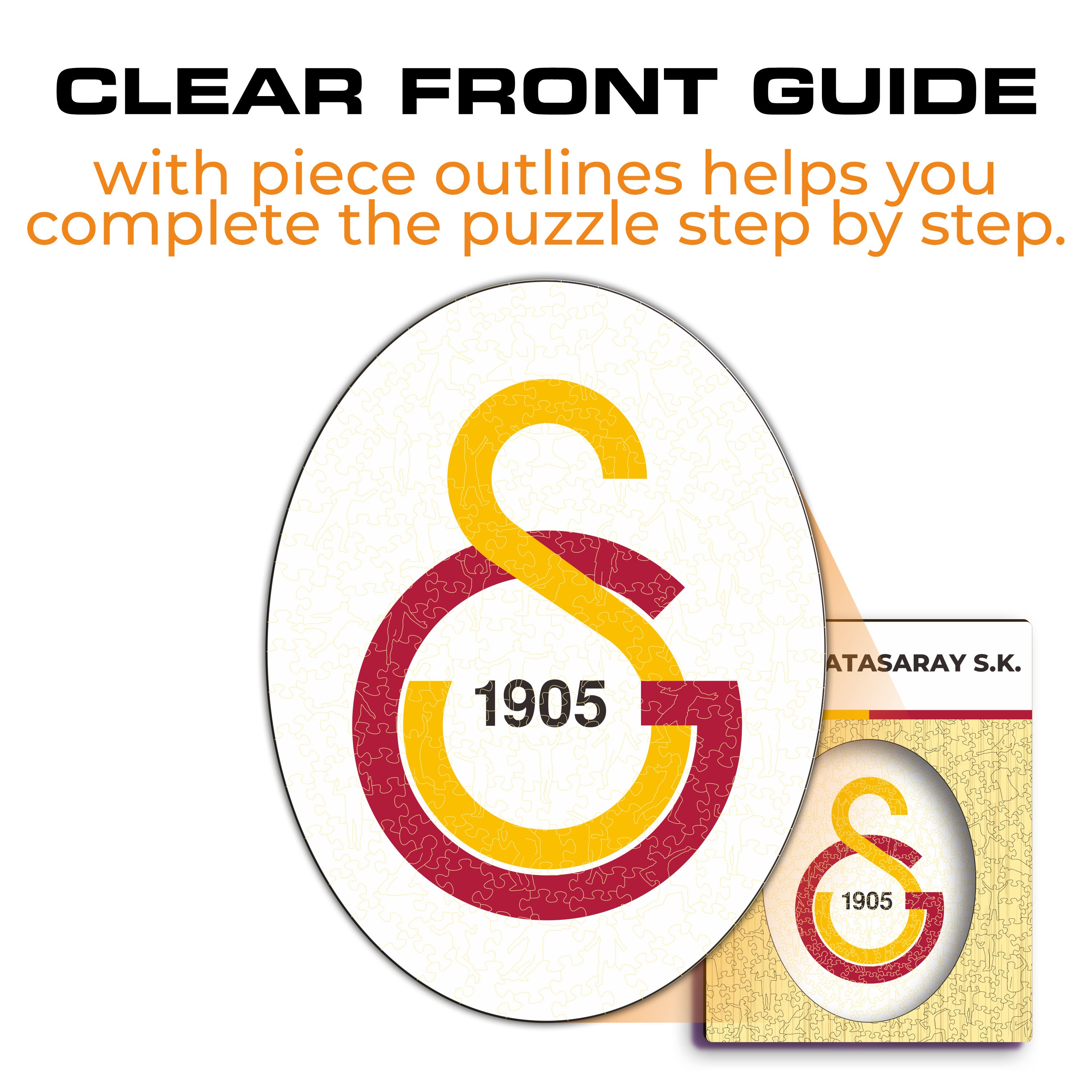 Galatasaray S.K.® Logo - Wooden Puzzle