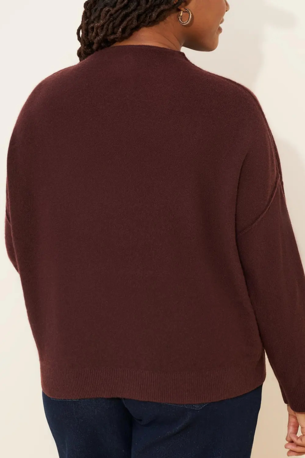 Wool-Cashmere Crew Neck Sweater