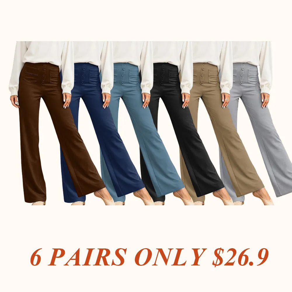 Women's High Waist Casual Pants