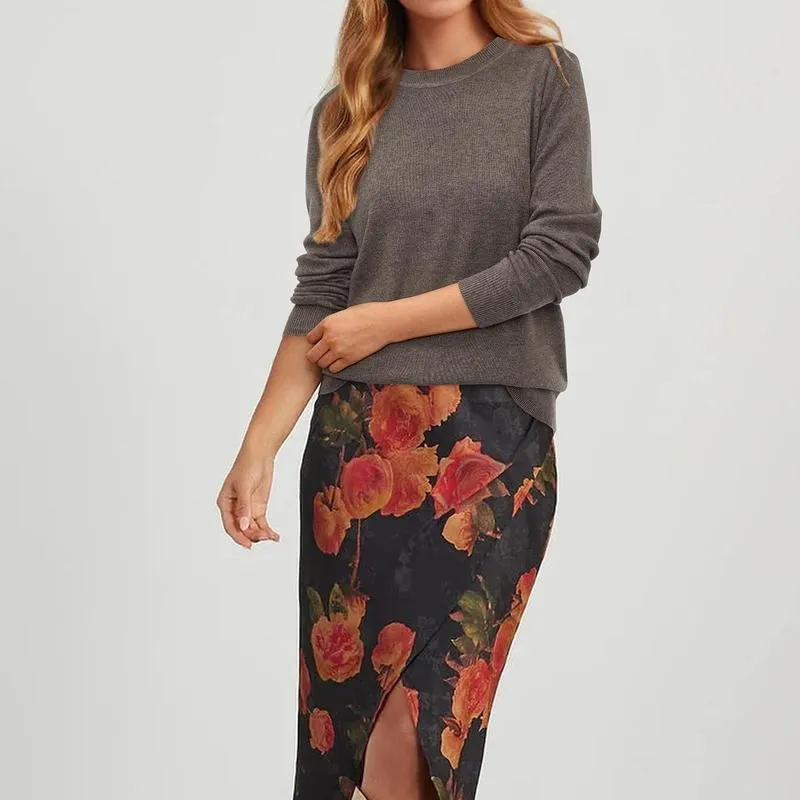 New women's wool blend sweater