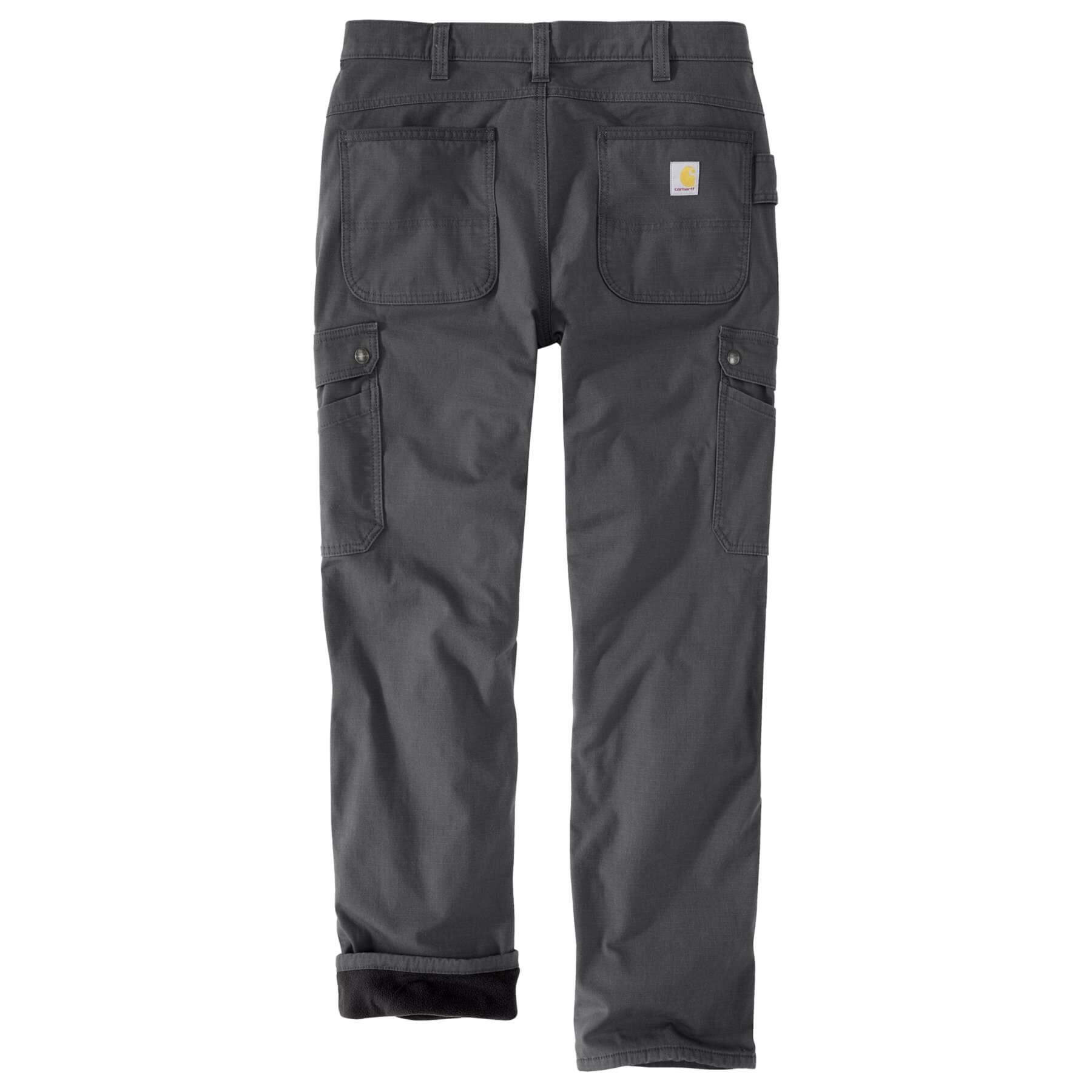 CHT Fleece-Lined Relaxed Fit Ripstop Cargo Work Trousers 105491