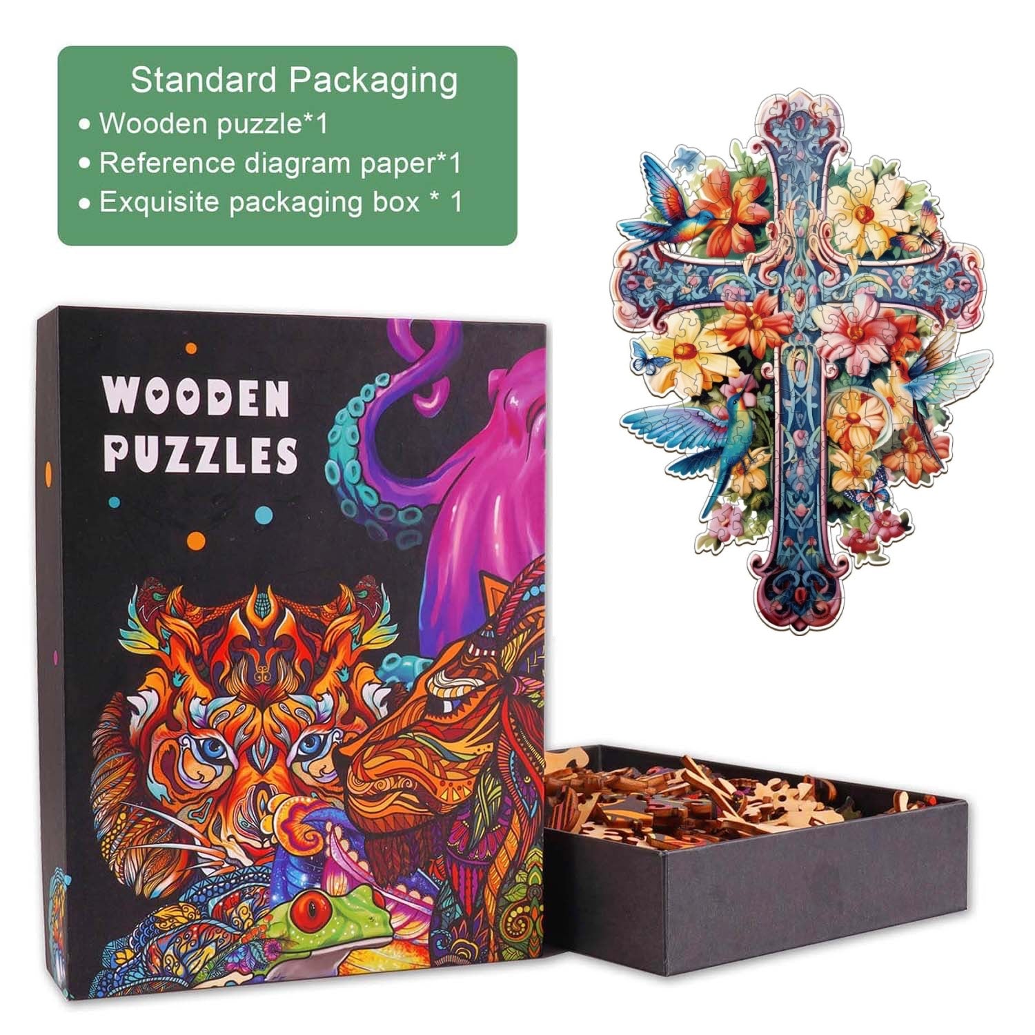 Blessing Cross-1 Wooden Jigsaw Puzzle