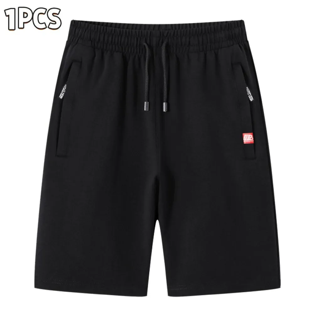 Men’s casual athletic shorts, available in four colors, made from breathable fabric with a zipper design—perfect for summer beach trips, outings