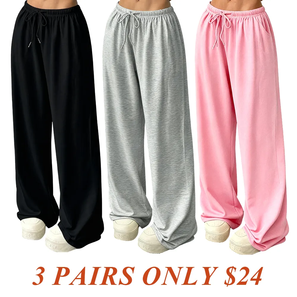 Women's Casual Loose-Fit Drawstring Pants