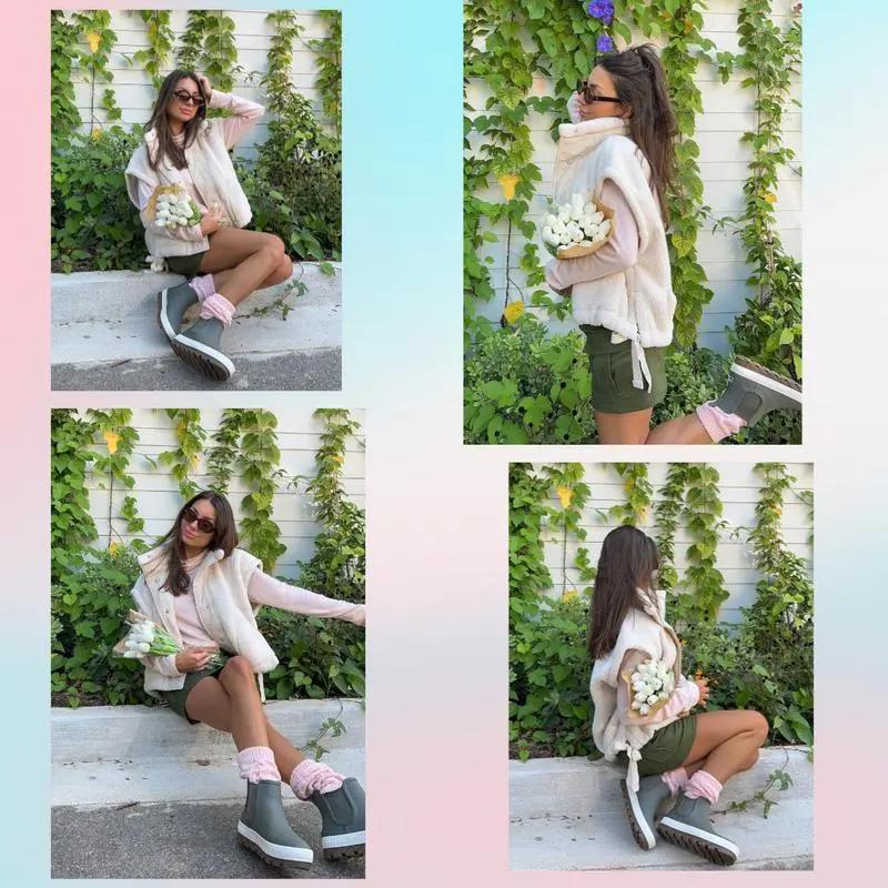 Women Warm Sherpa Fleece Vest