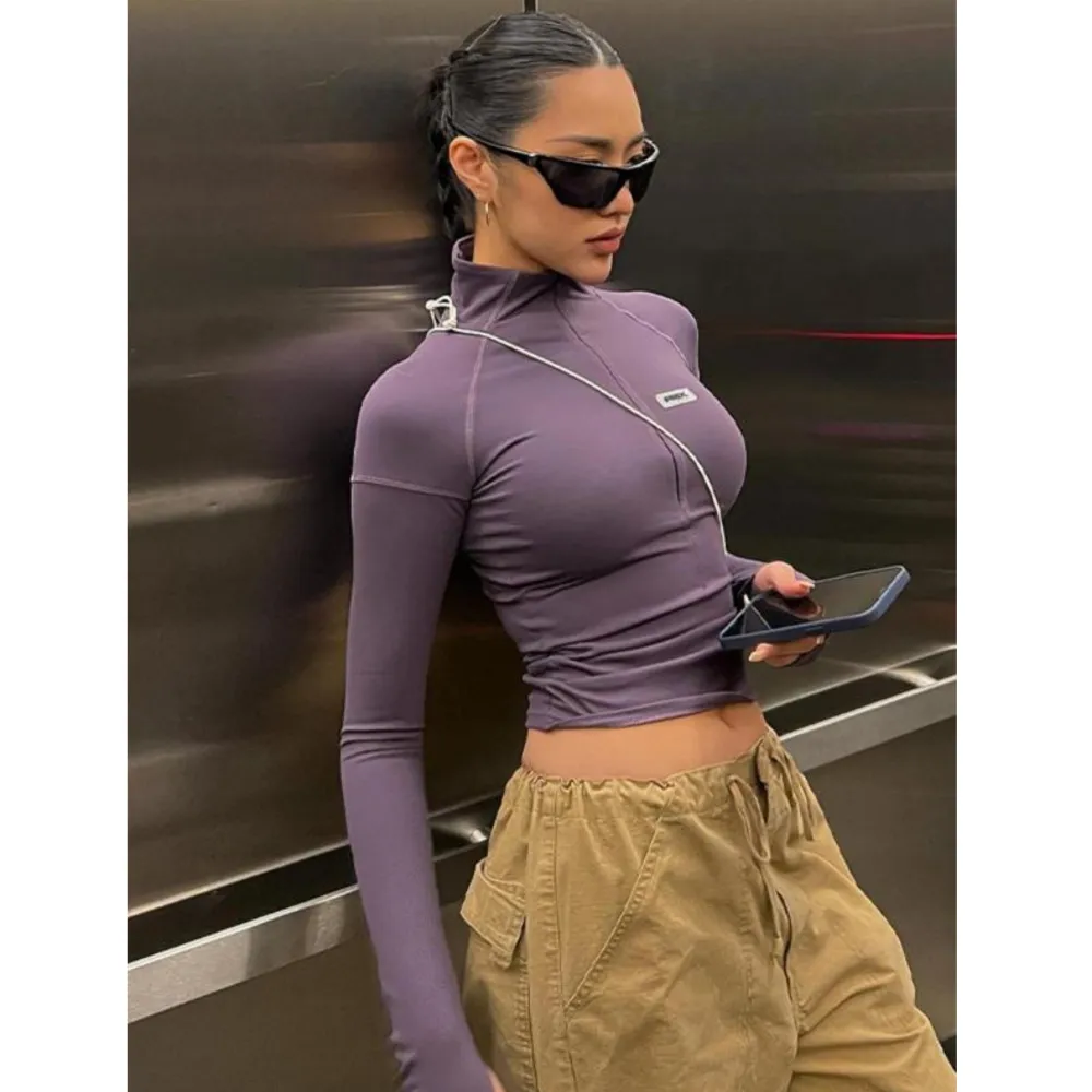 Women's Zipper Crop Jacket