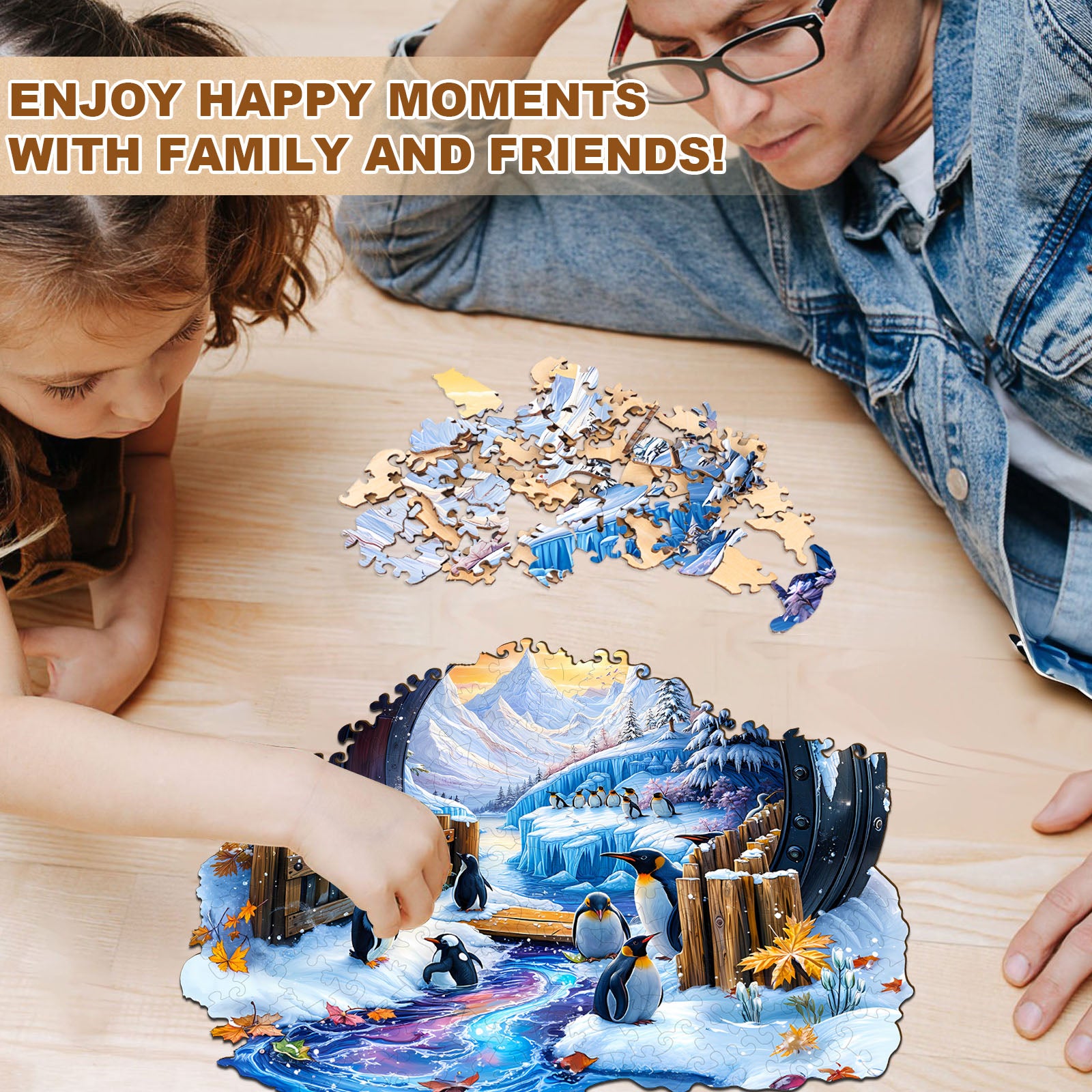 Winter Fairy Tale  Wooden Jigsaw Puzzle