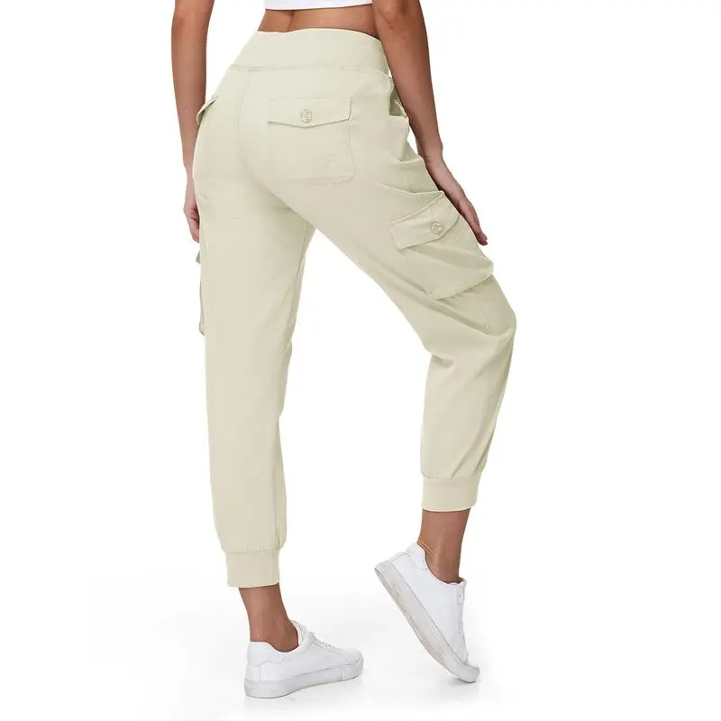 Women's Cargo Pants Casual Lightweight Hiking Outdoor Pants Quick Dry Travel Sweatpants Joggers