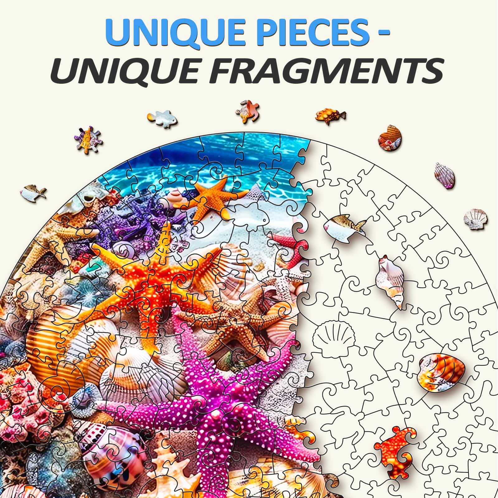 Starfish Wooden Jigsaw Puzzle