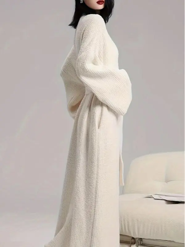 Women's Double-Sided Fleece Robe