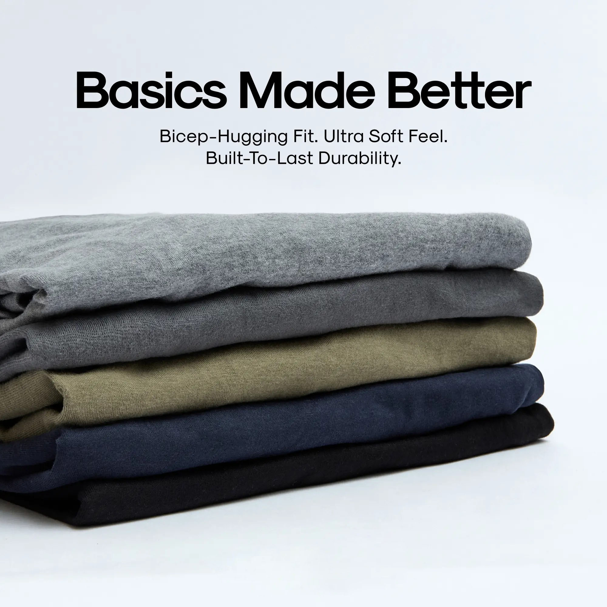 Men's Premium Fit Short Sleeve Crew Neck T-Shirt – Soft Everyday Essential