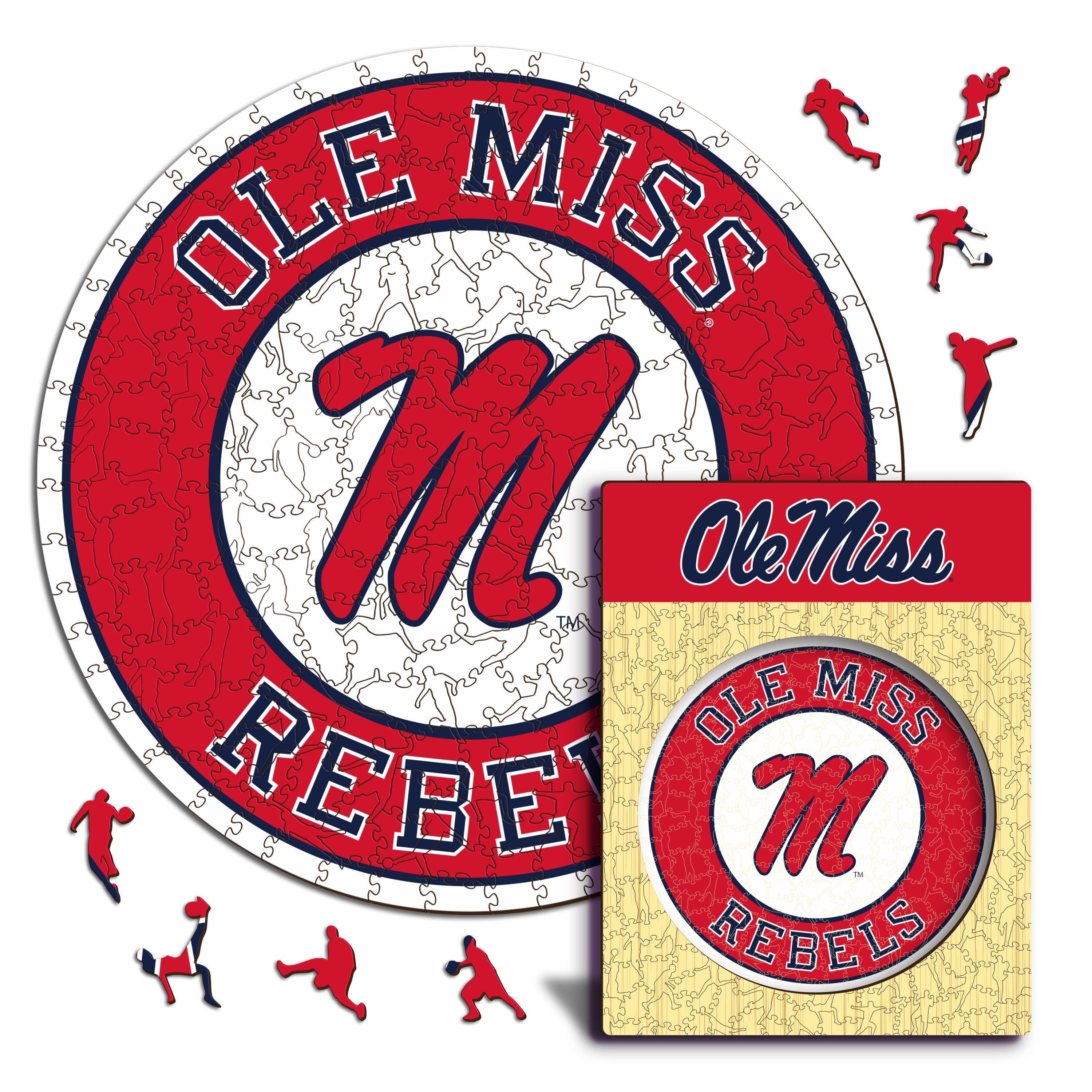 University of Mississippi - Wooden Puzzle