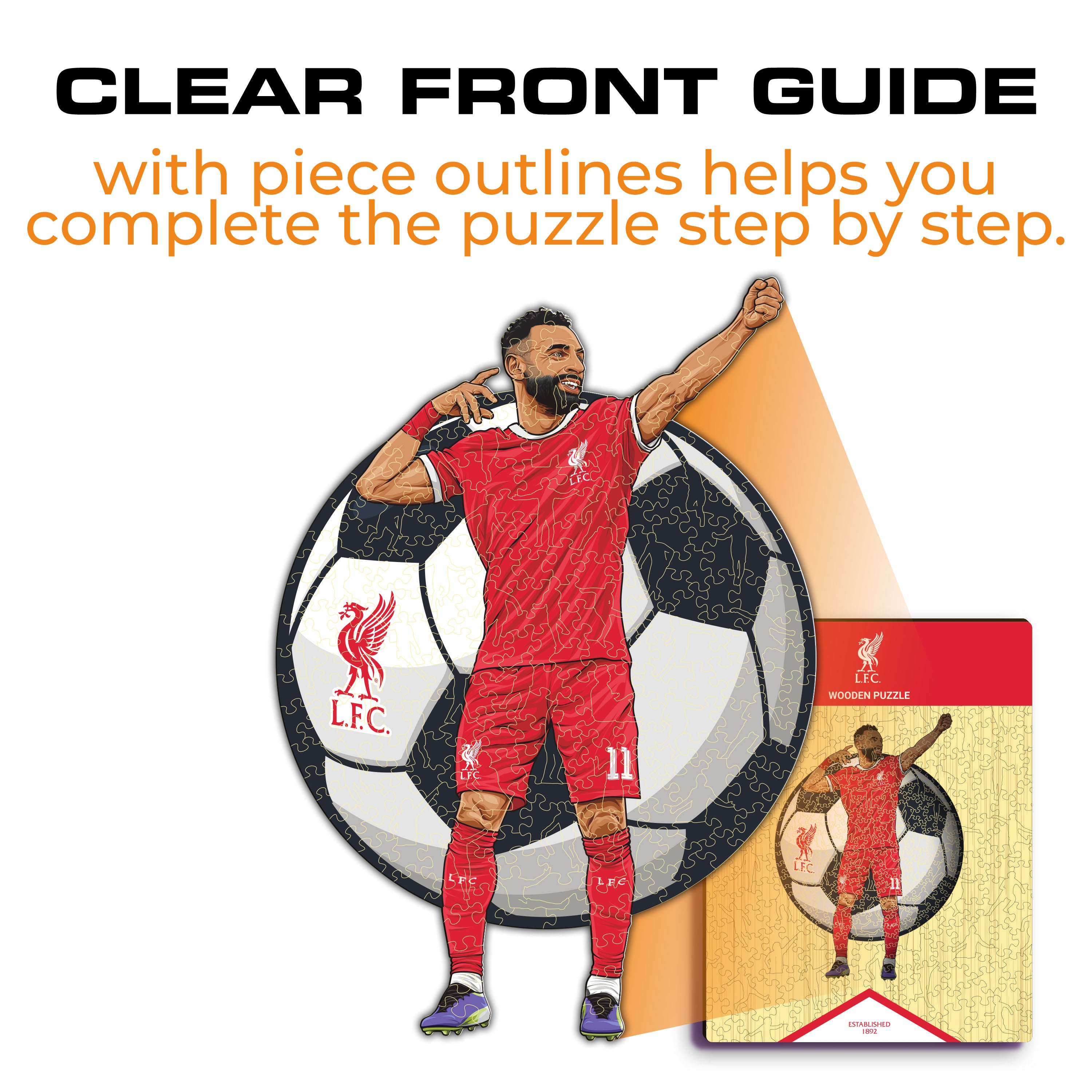 Mohamed Salah - Wooden Puzzle