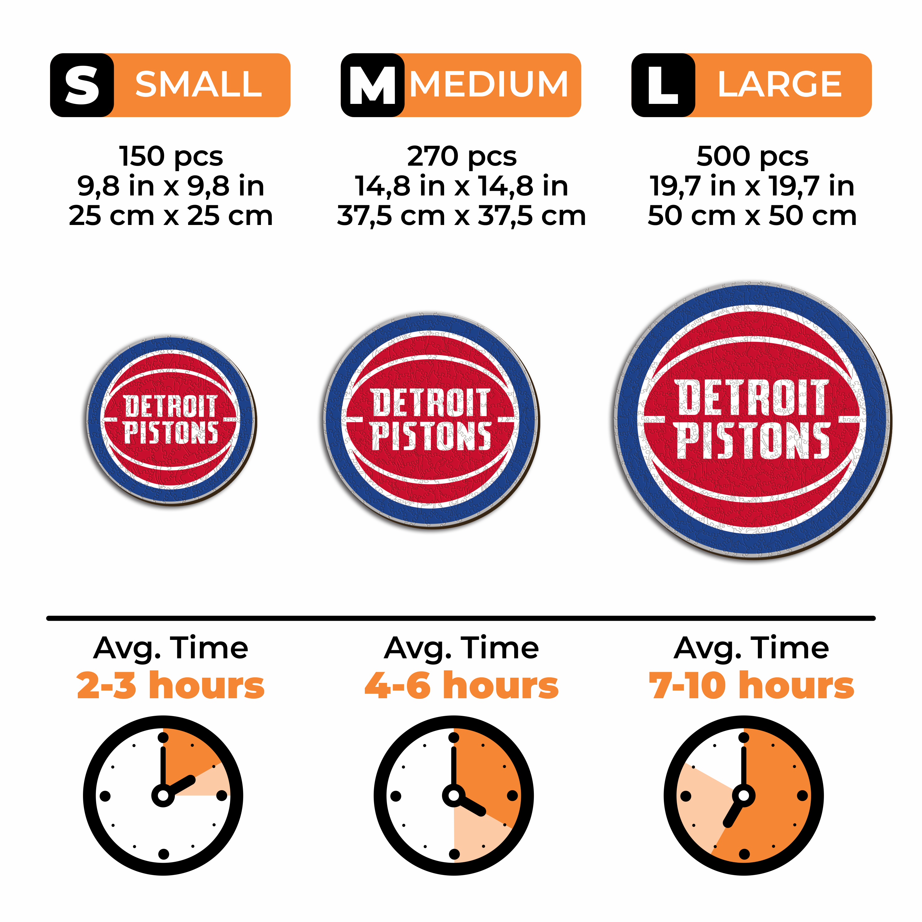 Detroit Pistons™ - Wooden Puzzle