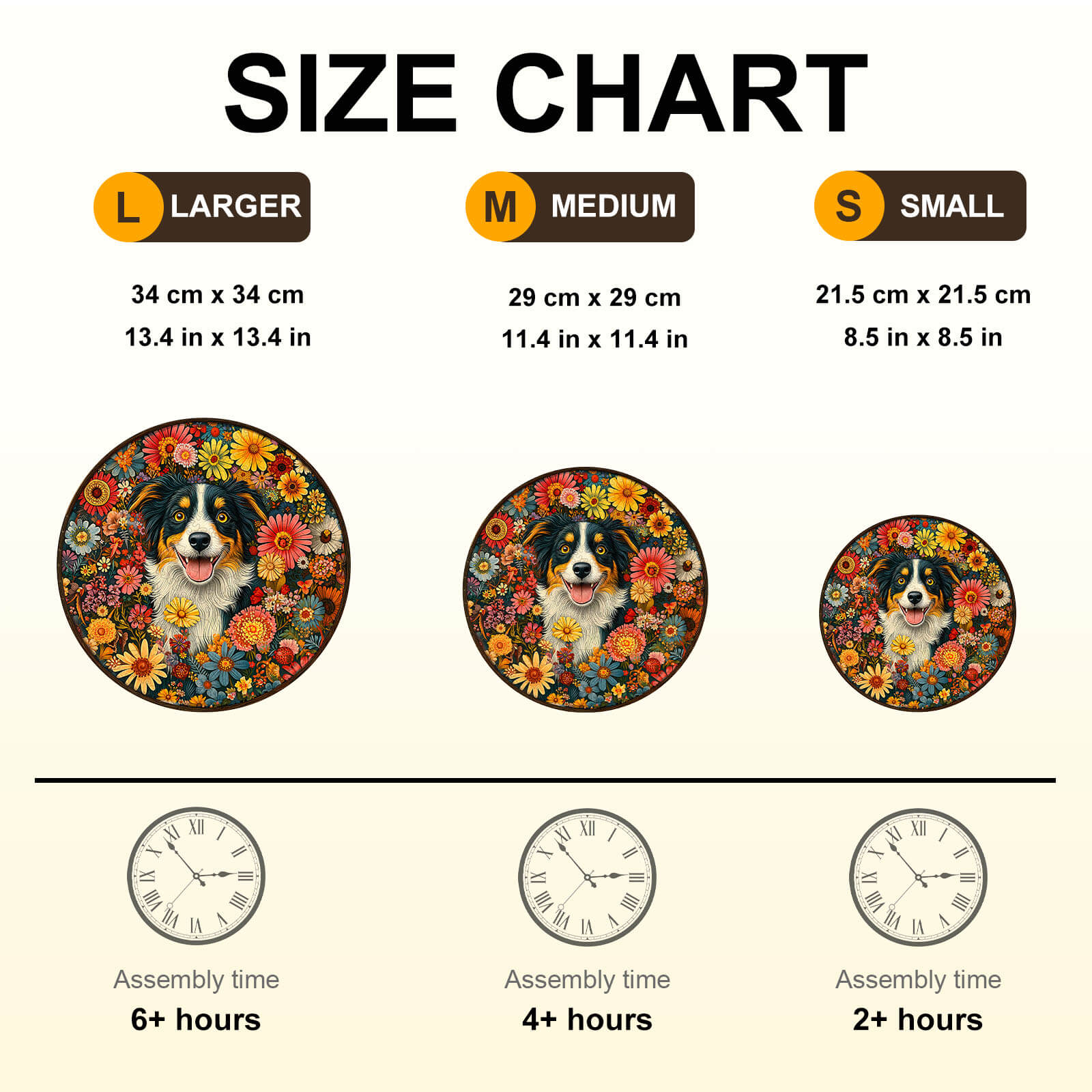 Fantasy Garden Guardian-Dog Wooden Jigsaw Puzzle